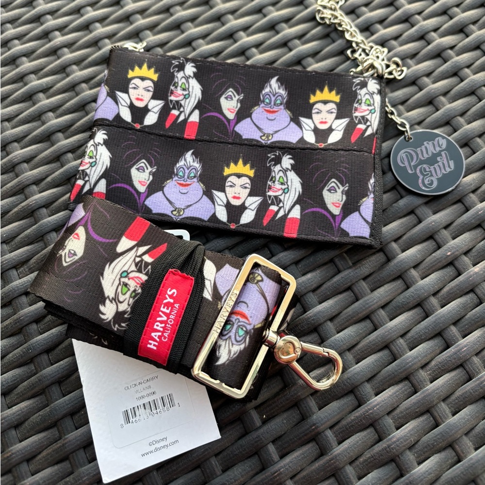 Harveys x Disney Villains Crossbody strap & Coin Purse VEUC